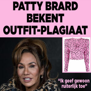 Patty Brard bekent outfit-plagiaat