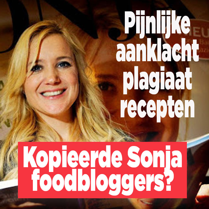 Sonja Bakkert met recepten van anderen?