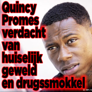 Quincy Promes verdacht van huiselijk geweld en drugssmokkel