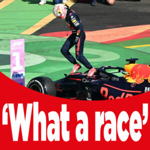 Max Verstappen: &#8216;What a race&#8217;