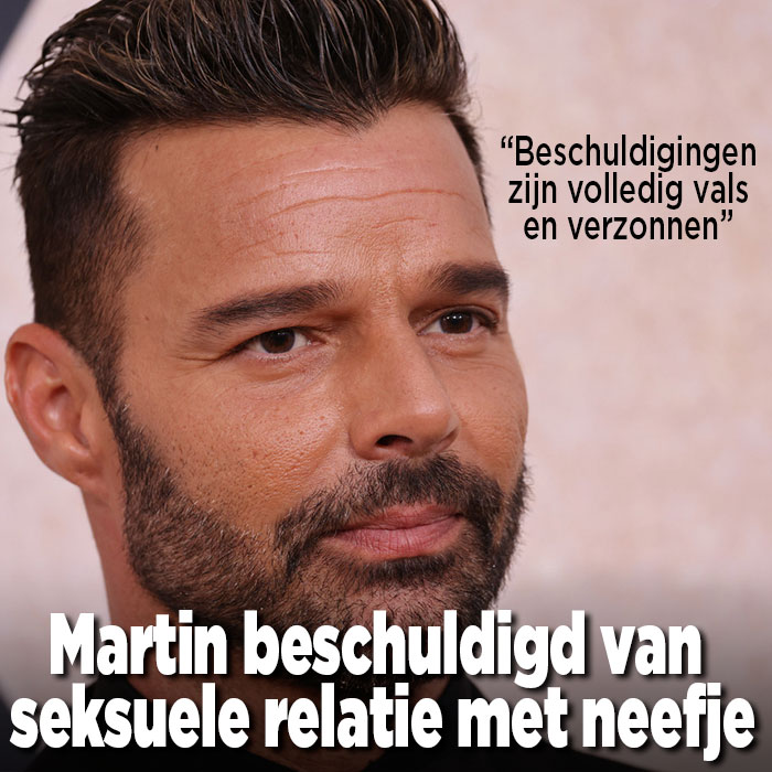 Ricky Martin beschuldigd van seksuele verhouding met neefje