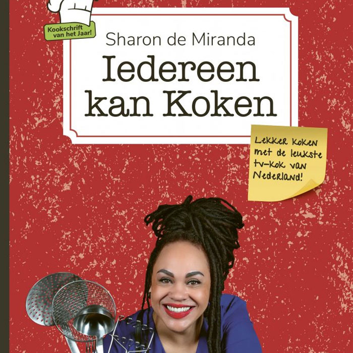 Vrolijk kookschrift Sharon de Miranda Iedereen kan Koken
