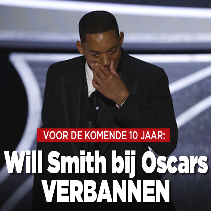 Will Smith verbannen bij Oscars voor tien jaar