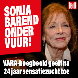 Sonja Barend geeft sensatiezucht toe