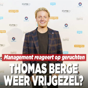 Thomas Berge weer vrijgezel? Management reageert