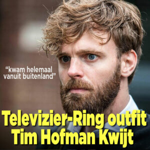 Televizier-Ring outfit Tim Hofman kwijt