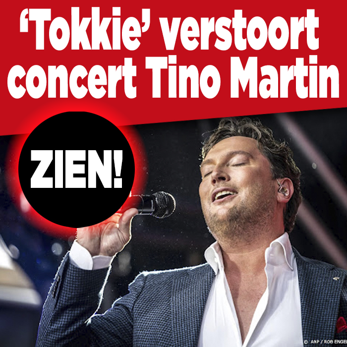 ZIEN: &#8216;Tokkie&#8217; verstoort concert Tino Martin