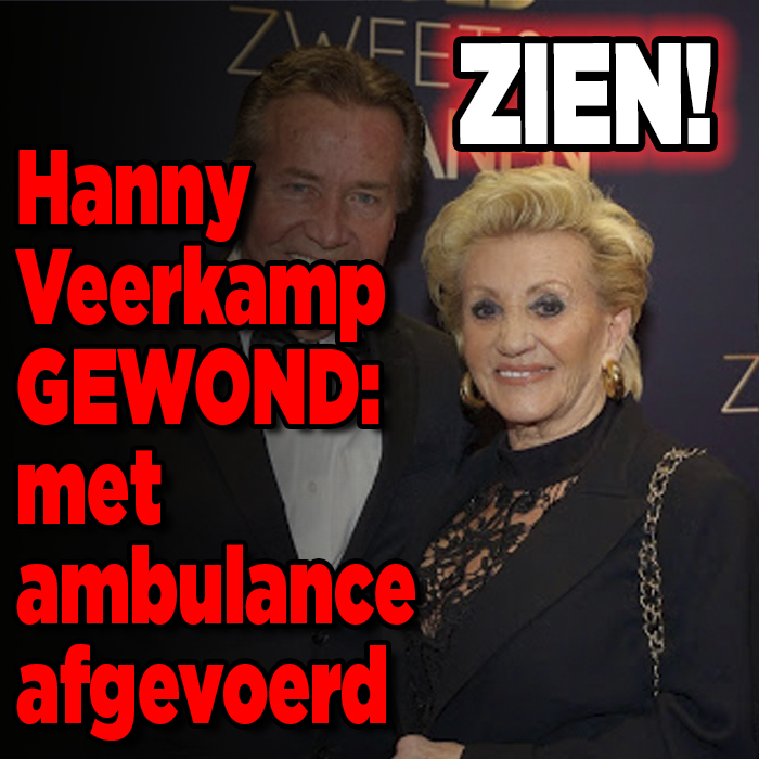 ZIEN! Hanny Veerkamp gewond: met ambulance afgevoerd