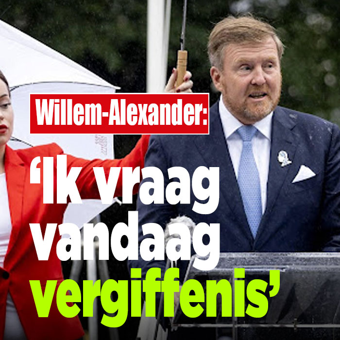 Koning Willem-Alexander stelde niemand teleur in het Oosterpark.