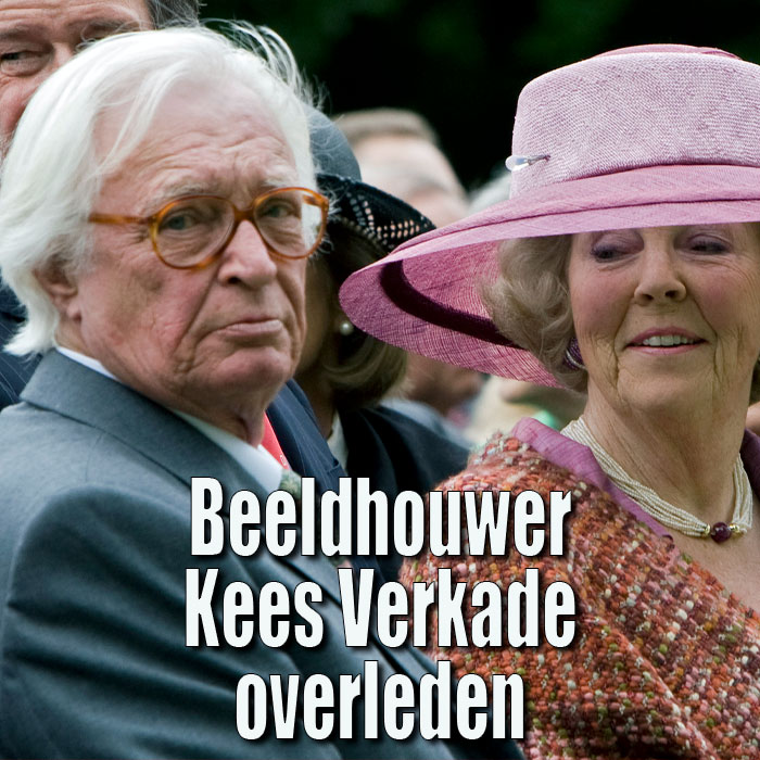 Kees Verkade|Kees Verkade met koningin Beatrix