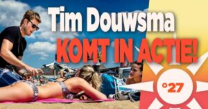 Tim Douwsma smeert strandgasten in