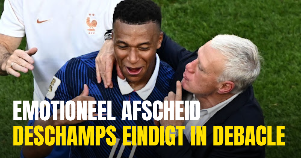Debacle voor Deschamps: 4-6 in laatste wedstrijd