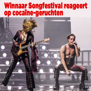 Winnaar Songfestival reageert op cocaïne-geruchten