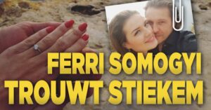 Ferri Somogyi stiekem getrouwd met zwangere vriendin