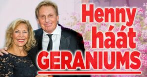Henny Huisman haat geraniums