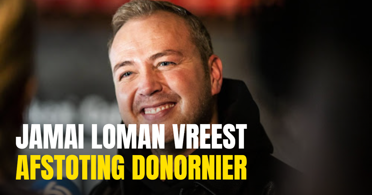 Jamai vreest dat donornier ermee ophoudt