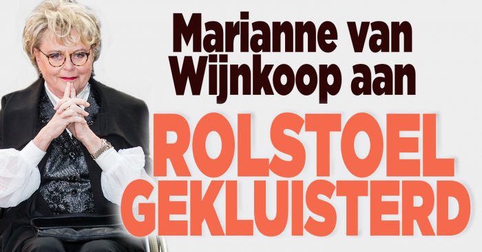 Marianne van Wijnkoop voor de rest van haar leven invalide