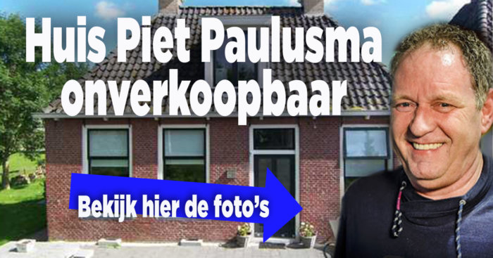 Huis Piet Paulusma onverkoopbaar