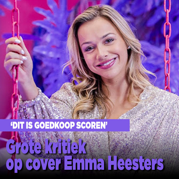 Grote kritiek op cover Emma Heesters