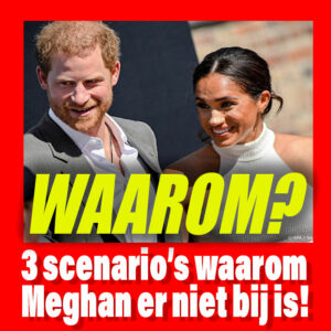 Drie varianten waarom Meghan niet met Harry bij de kroning is&#8230;