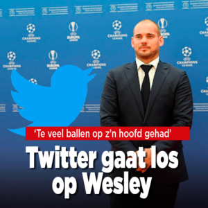 Twitter gaat los op &#8216;domme&#8217; Wesley Sneijder