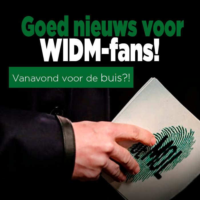 Goed nieuws voor WIDM-fans!