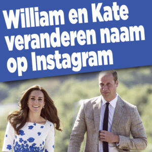 William en Kate veranderen naam op Instagram